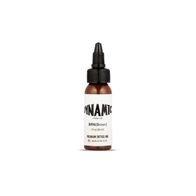 Dynamic Color Brown Tattoo Ink 1 oz front view