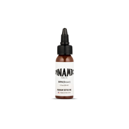 Dynamic Color Brown Tattoo Ink 1 oz front view