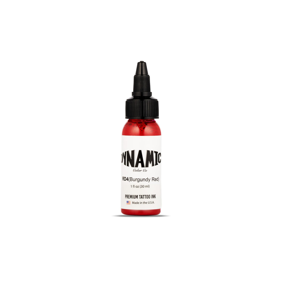 Dynamic Color Burgundy Red Tattoo Ink 1 oz front view