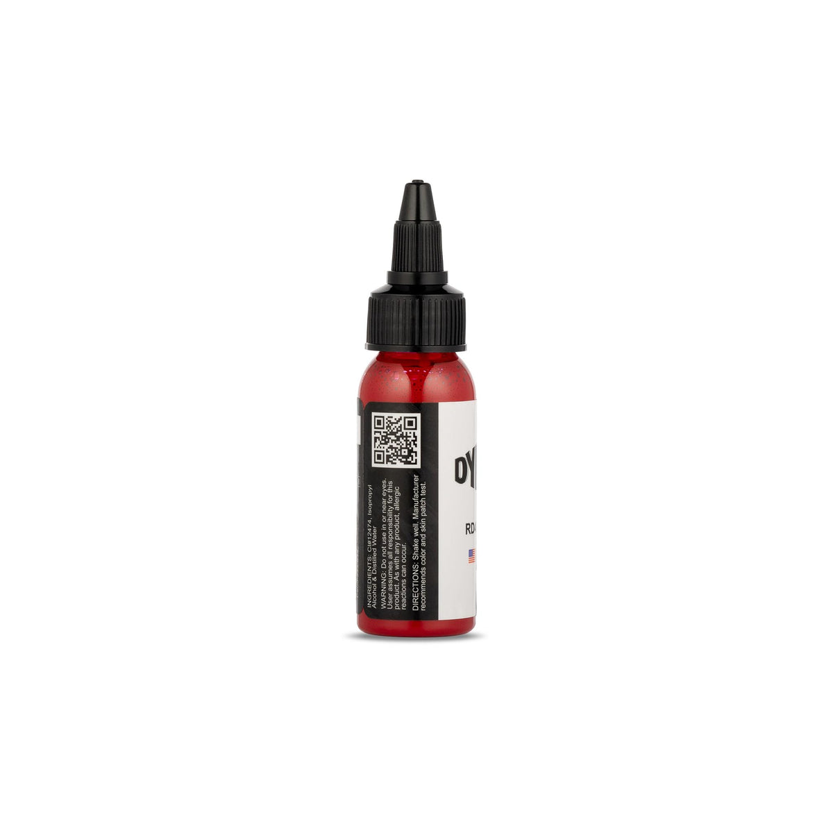 Dynamic Color Burgundy Red Tattoo Ink 1 oz side view
