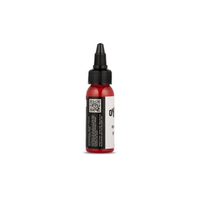 Dynamic Color Burgundy Red Tattoo Ink 1 oz side view