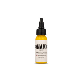Dynamic Color Canary Yellow Tattoo Ink 1 oz front view