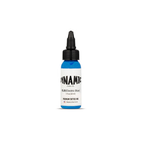 Dynamic Color Co Electric Blue Tattoo Ink 1 oz bottle front view