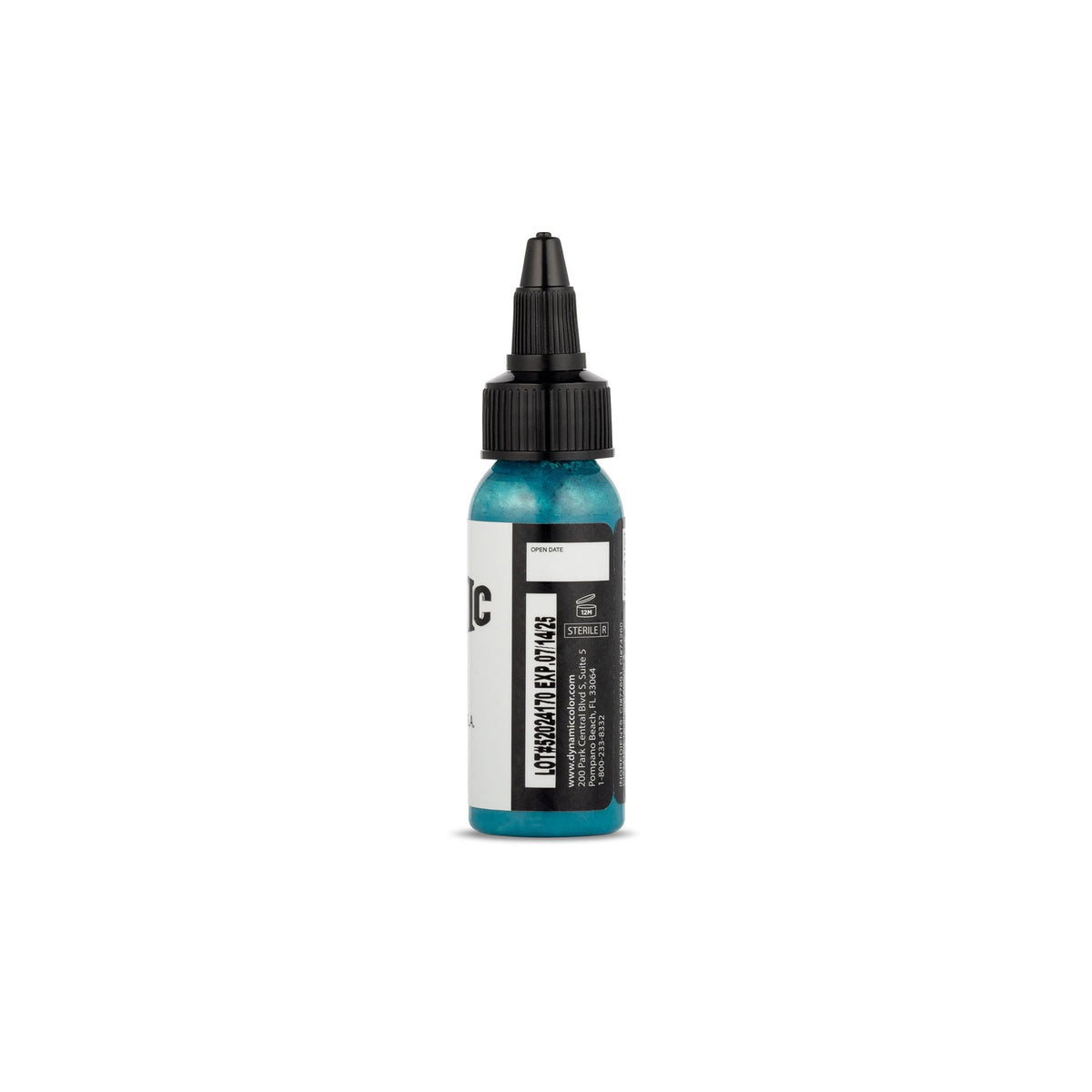 Dynamic Color Co Teal Tattoo Ink 1 oz bottle with label