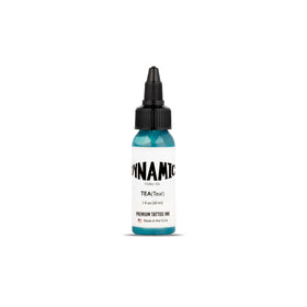 Dynamic Color Co Teal Tattoo Ink 1 oz front view
