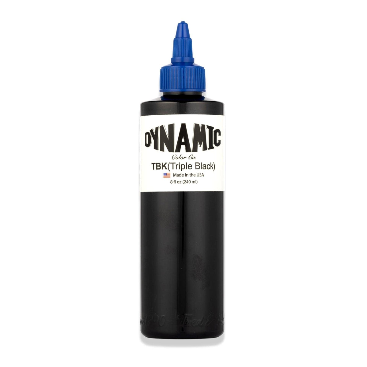 Dynamic Color Co Triple Black Ink Bottle 8oz front view