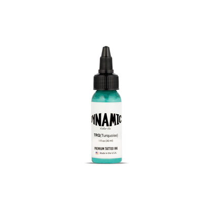 Dynamic Color Co Turquoise Tattoo Ink 1 oz front view