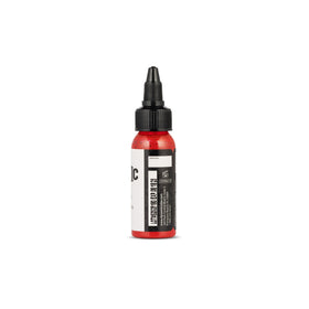 Dynamic Color Fire Red Tattoo Ink 1 oz bottle back view