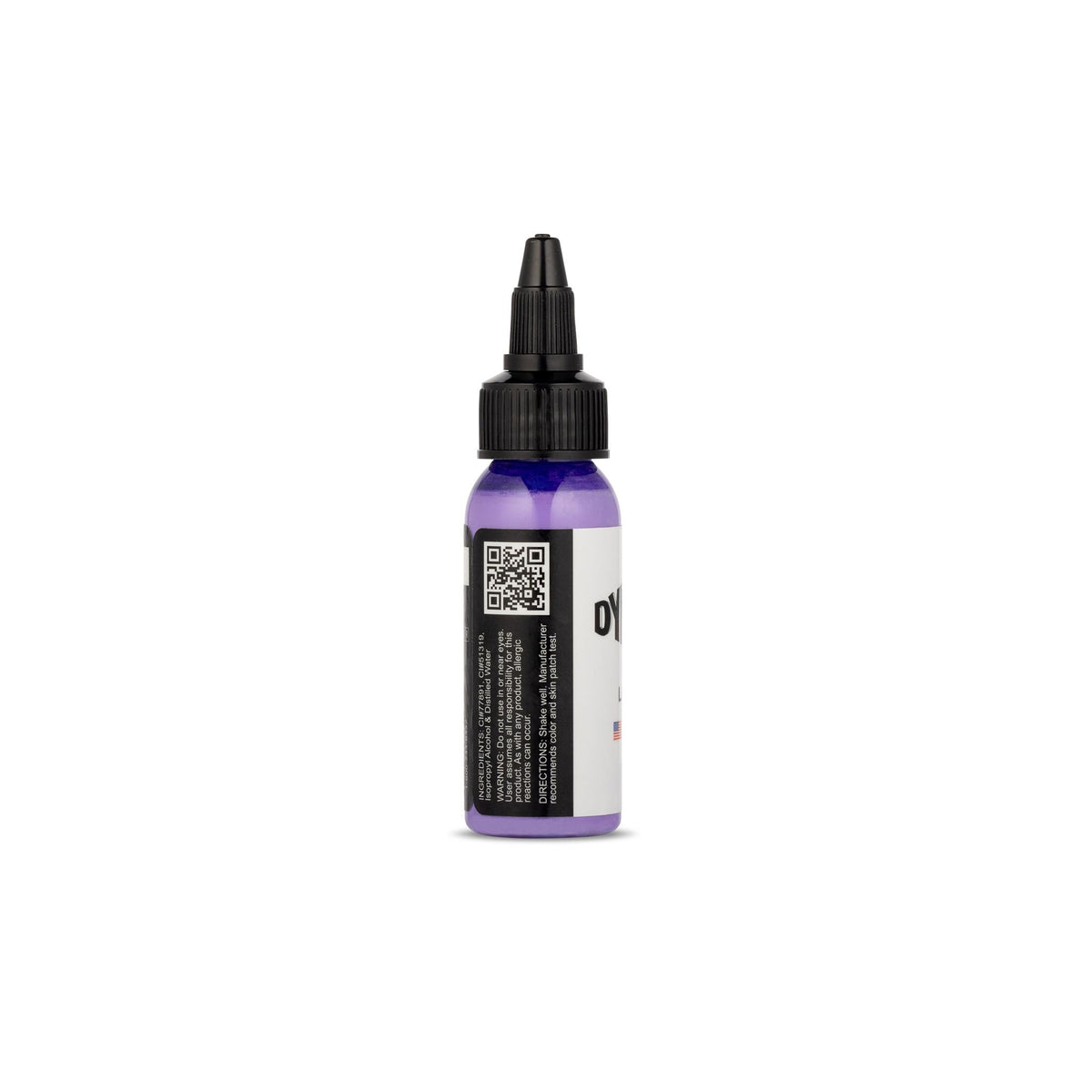 Dynamic Color Lavender Tattoo Ink 1 oz side view showing bottle design