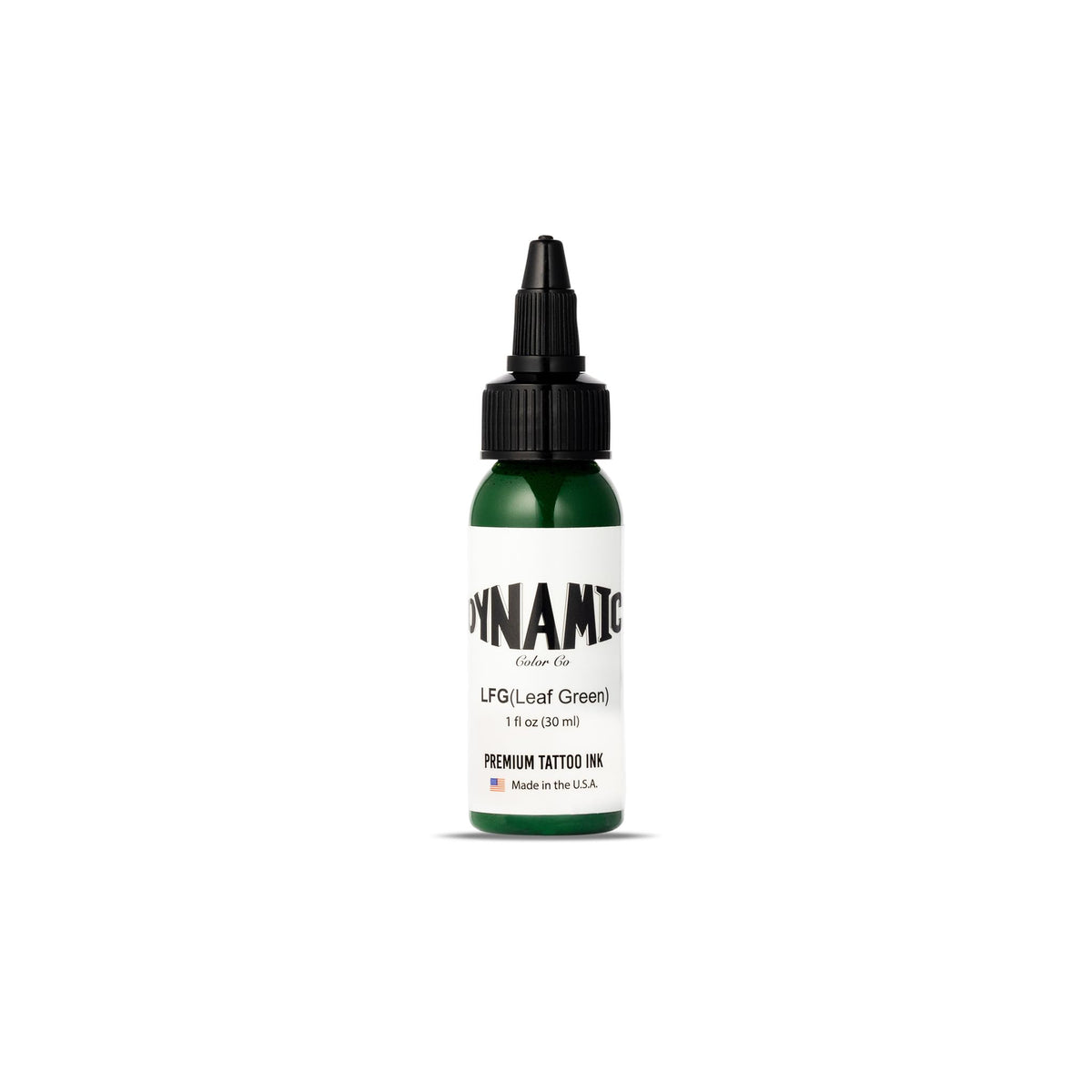 Dynamic Color Leaf Green Tattoo Ink 1 oz front view