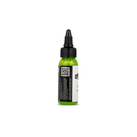 Dynamic Color Lime Green Tattoo Ink label detail