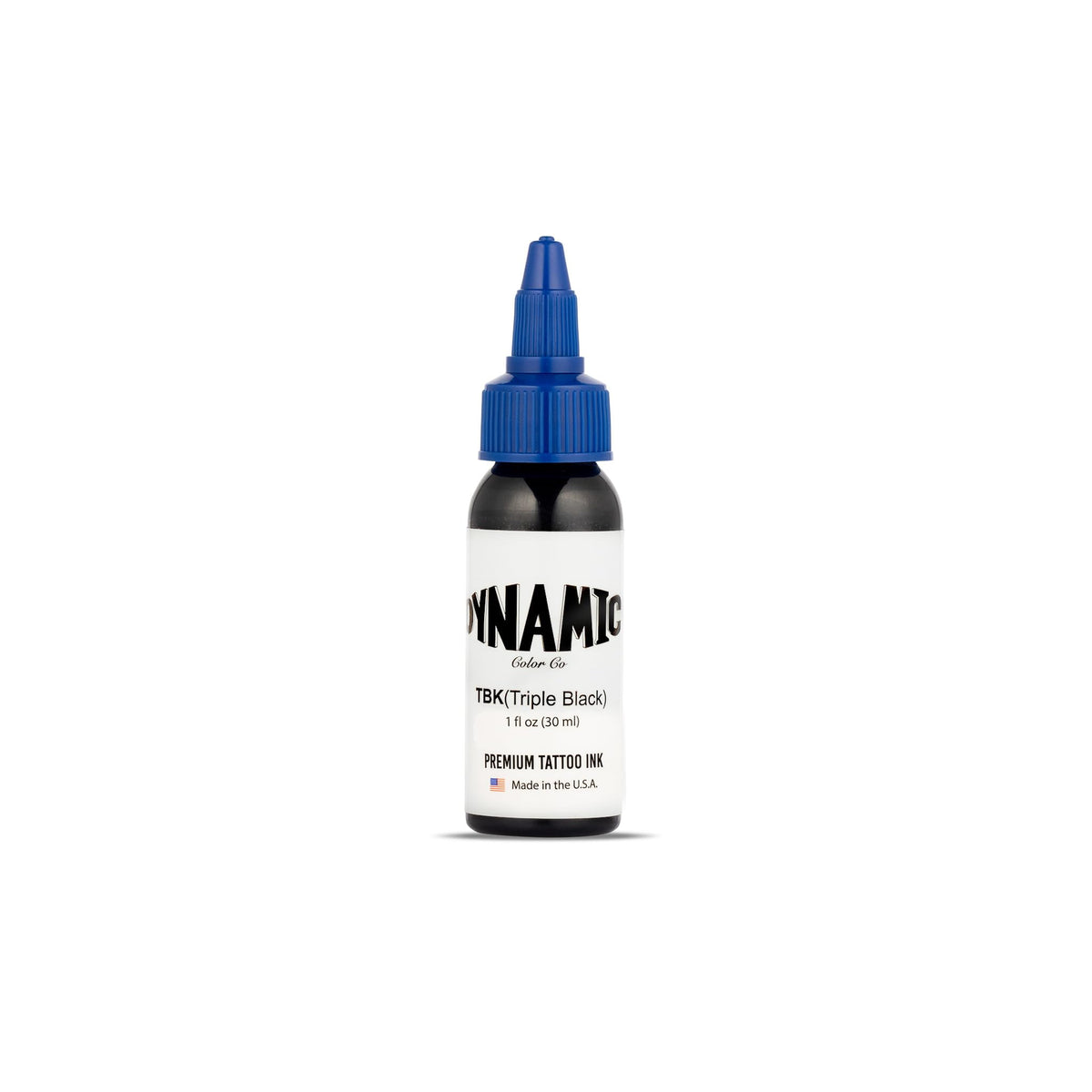 Dynamic Color Triple Black Tattoo Ink 1 oz front view