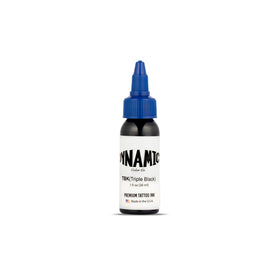 Dynamic Color Triple Black Tattoo Ink 1 oz front view