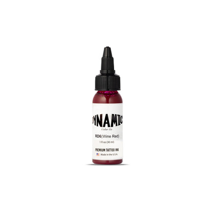 Dynamic Color Wine Red Tattoo Ink 1 oz front view