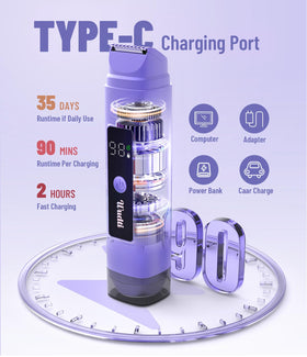 Dynooper bikini trimmer in a bathroom setting