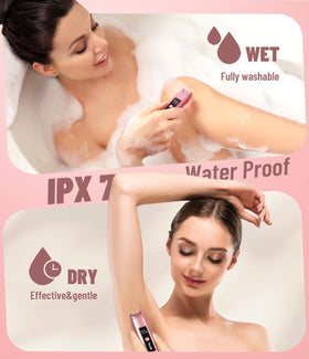 Dynooper Electric Bikini Trimmer showing LED display