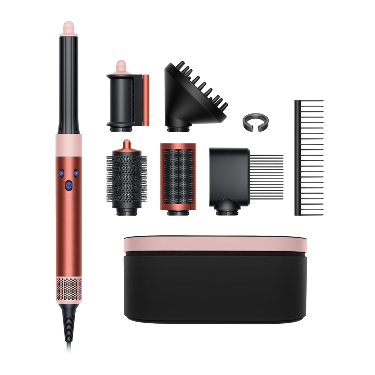 Dyson Airwrap™ Complete Long Diffuse Multi-Styler in Strawberry Bronze front view