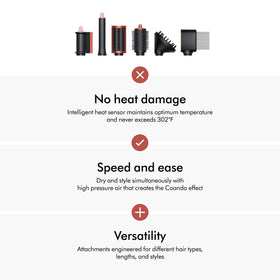 Dyson Airwrap™ Complete Long Diffuse Multi-Styler large round volumizing brush