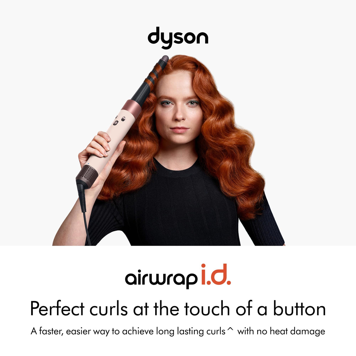 Dyson Airwrap i.d. Multi-Styler in use on wavy hair