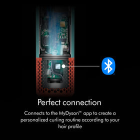 Dyson Airwrap i.d. Multi-Styler settings display
