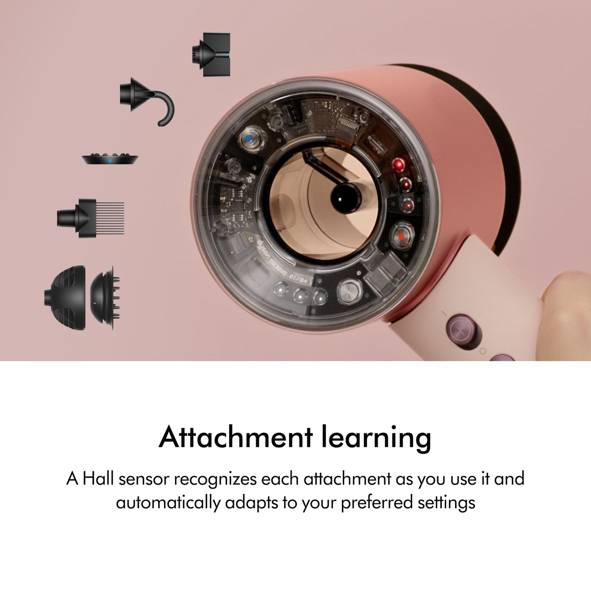 Dyson Supersonic Nural Hair Dryer attachment learning feature