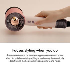 Dyson Supersonic Nural Hair Dryer showing Scalp protect mode
