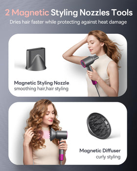 DZDVO Hair Dryer lightweight design in hand