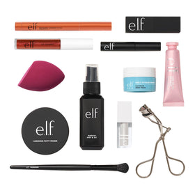 e.l.f. Advent Calendar opened showing 12 product compartments