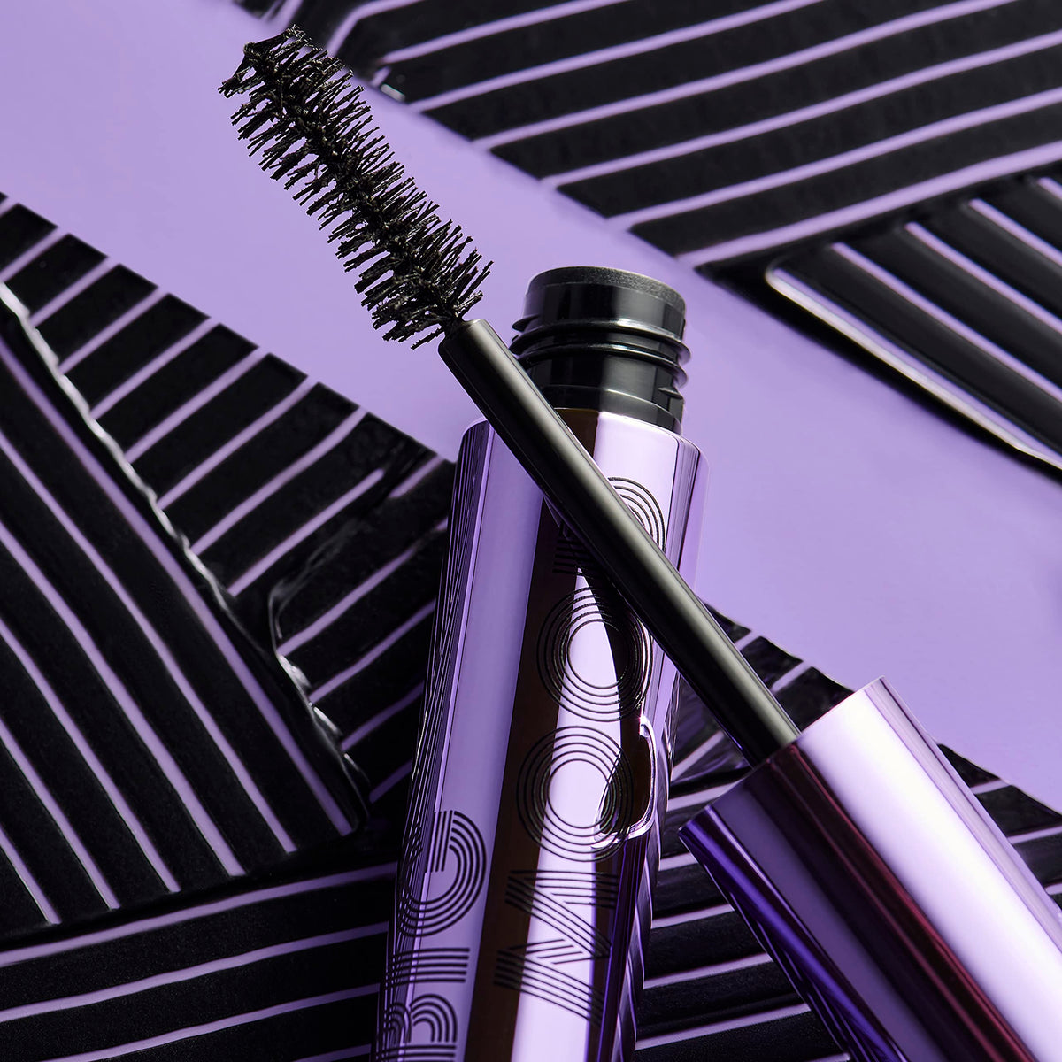 e.l.f. Big Mood Mascara applied on lashes for dramatic effect