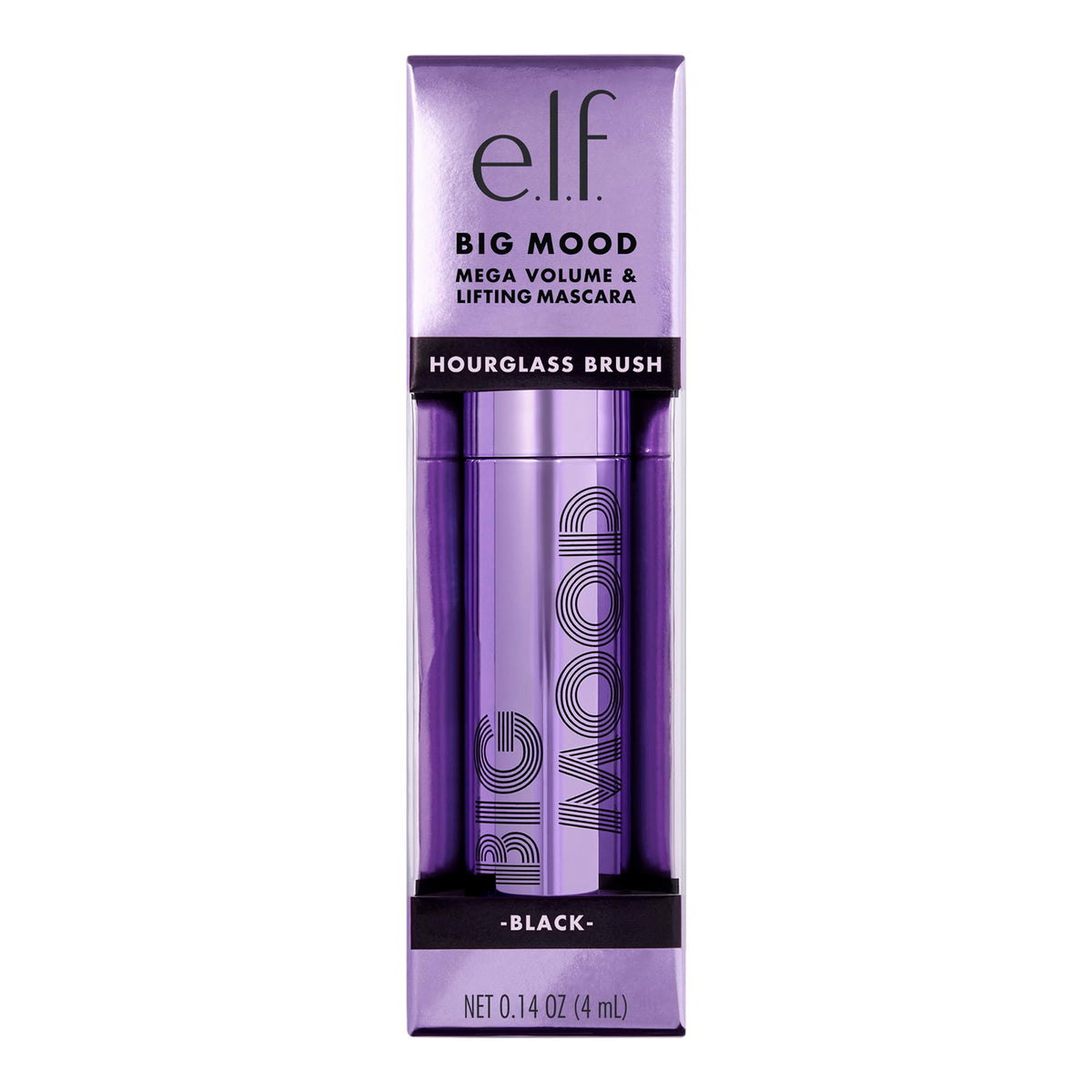 e.l.f. Big Mood Mascara Mini with makeup brushes