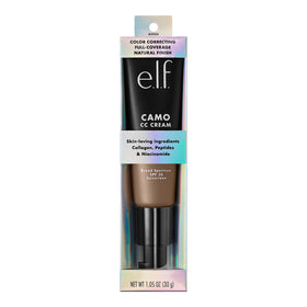 e.l.f. Camo CC Cream Deep 510 C applied on model's face