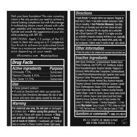 e.l.f. Camo CC Cream Deep 510 C with ingredients list
