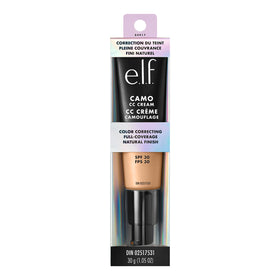 e.l.f. Camo CC Cream Medium 330 W texture on skin