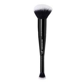 e.l.f. Complexion Duo Brush front view with dual ends