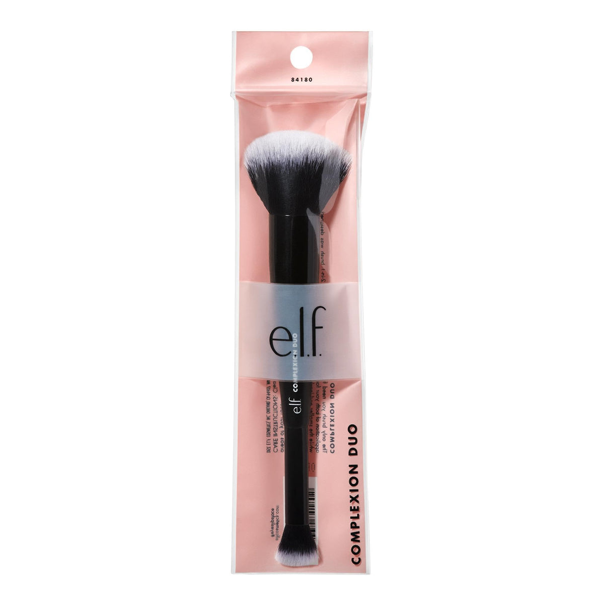 e.l.f. Complexion Duo Brush in use applying makeup