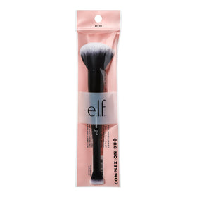 e.l.f. Complexion Duo Brush in use applying makeup
