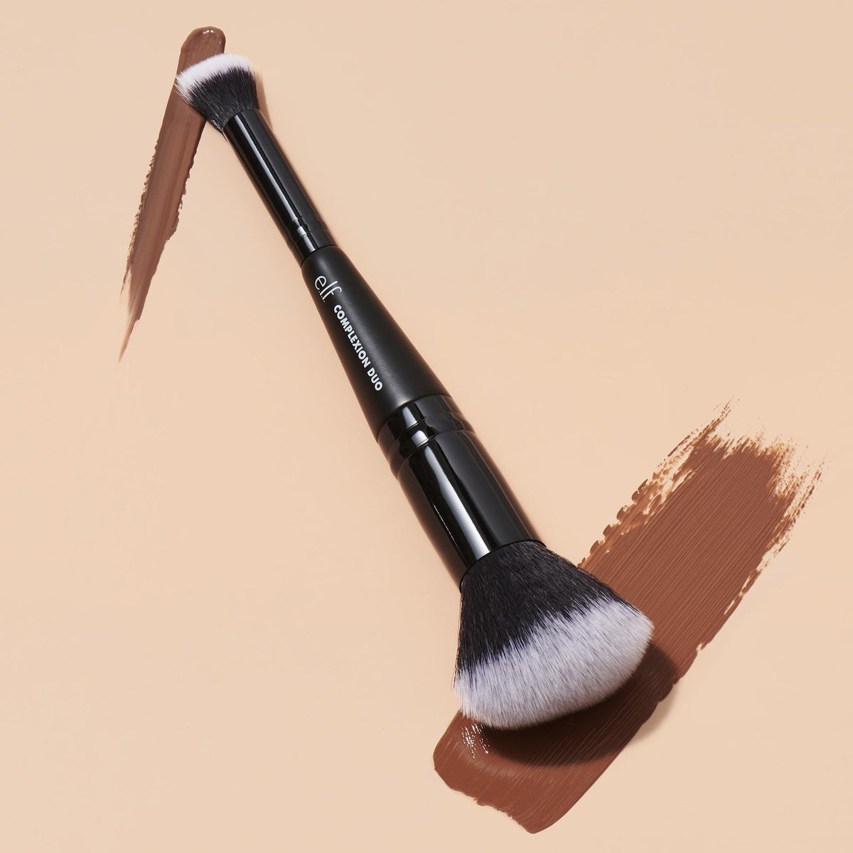 e.l.f. Complexion Duo Brush smaller end for concealer application