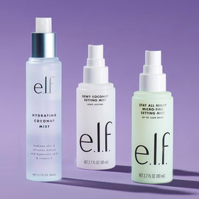 e.l.f. Dewy Coconut Setting Mist in a lifestyle setting
