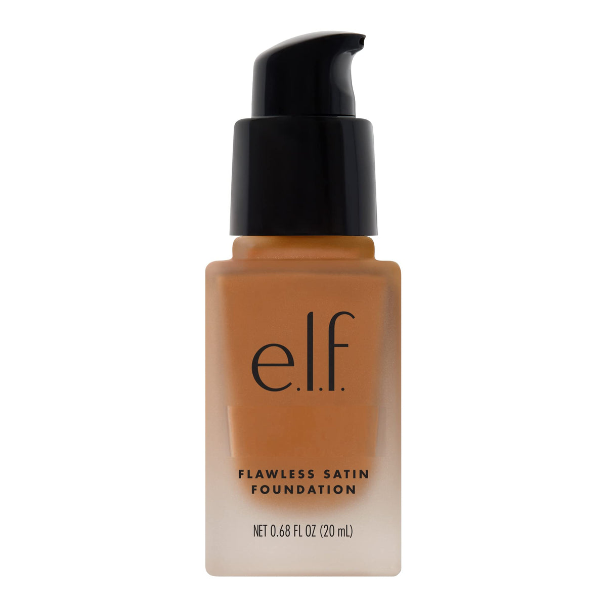 e.l.f. Flawless Satin Foundation Caramel 20mL front view
