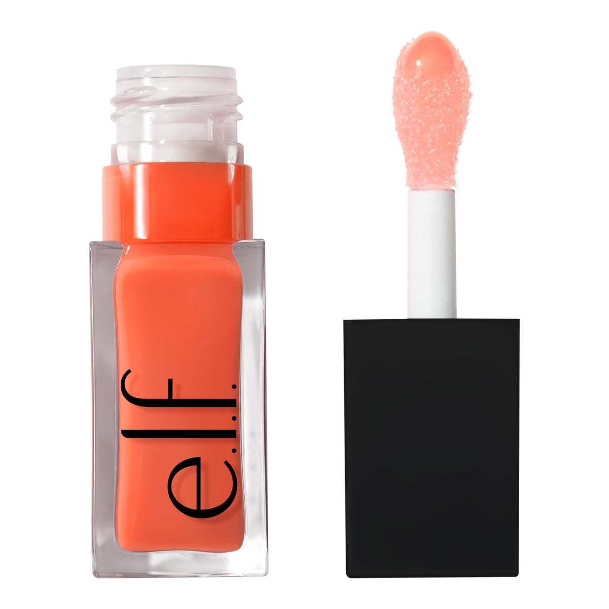 e.l.f. Glow Reviver Lip Oil Coral Fixation front view