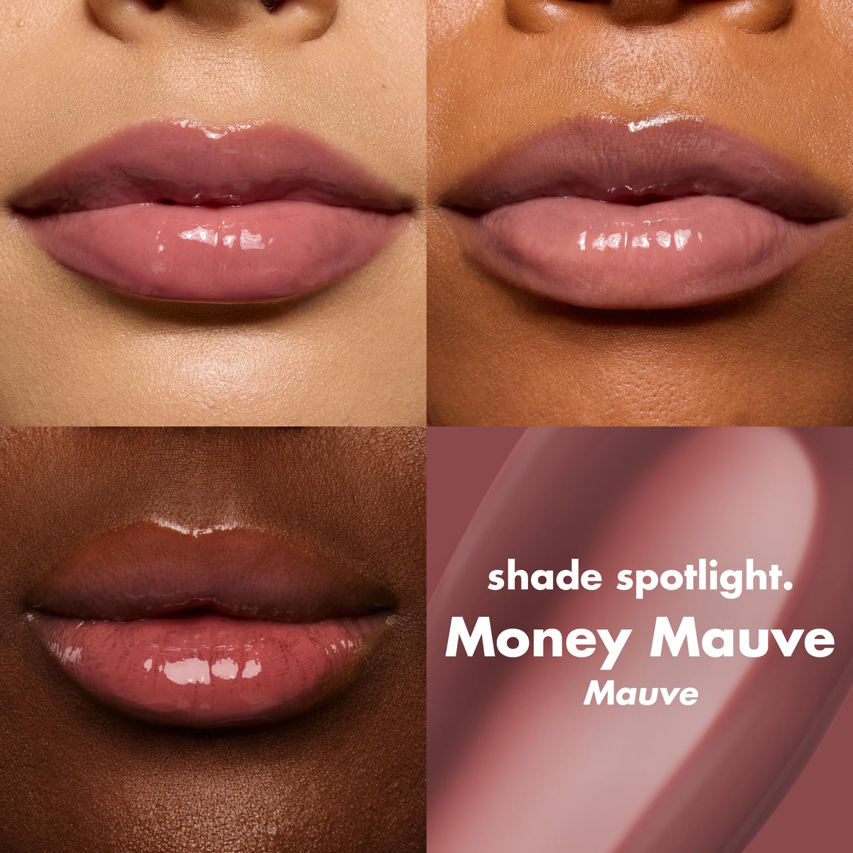 e.l.f. Glow Reviver Lip Oil Money Mauve applicator close-up