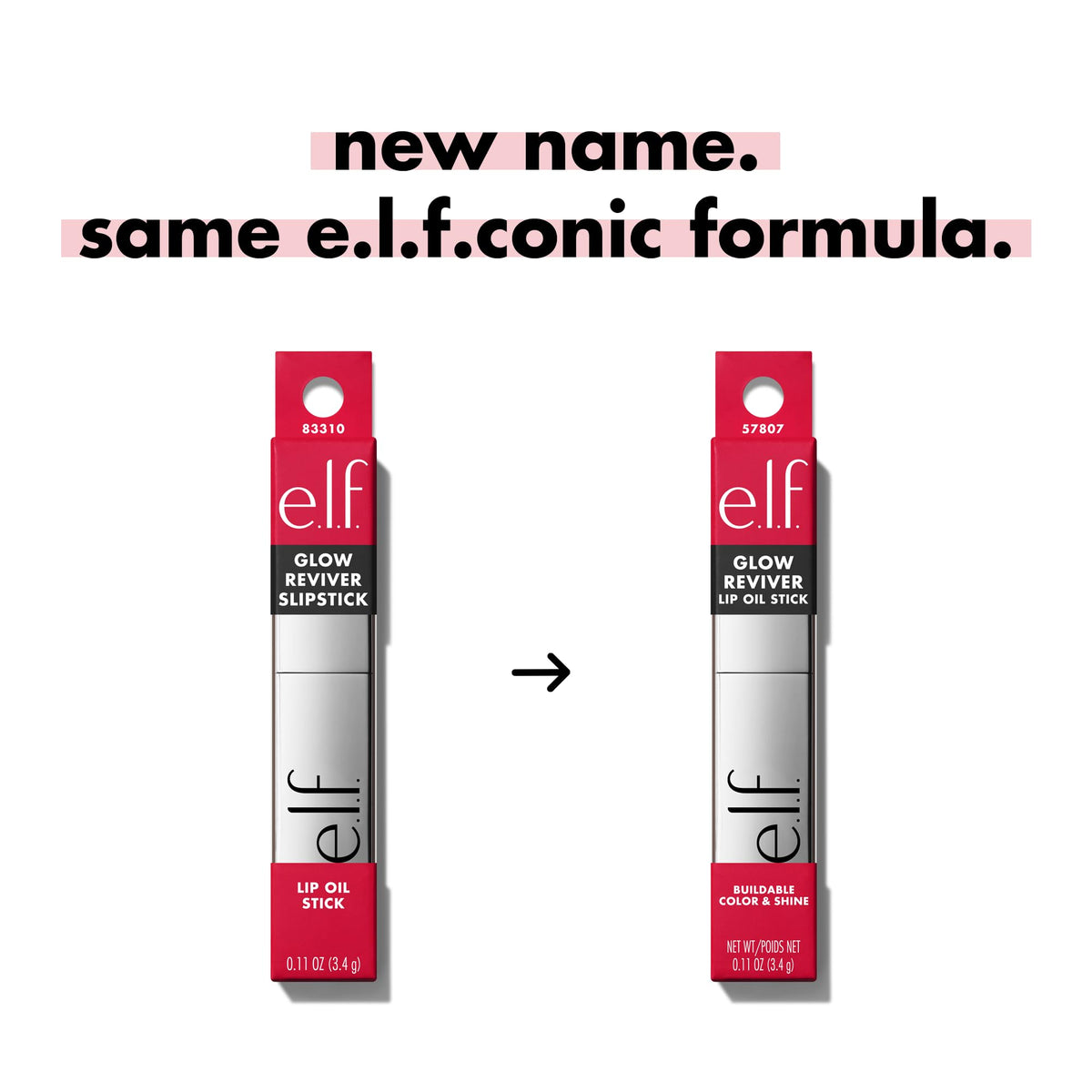 e.l.f. Glow Reviver Lip Oil Stick Cherry on Top packaging