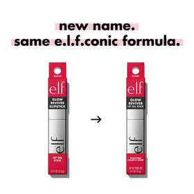 e.l.f. Glow Reviver Lip Oil Stick Cherry on Top packaging