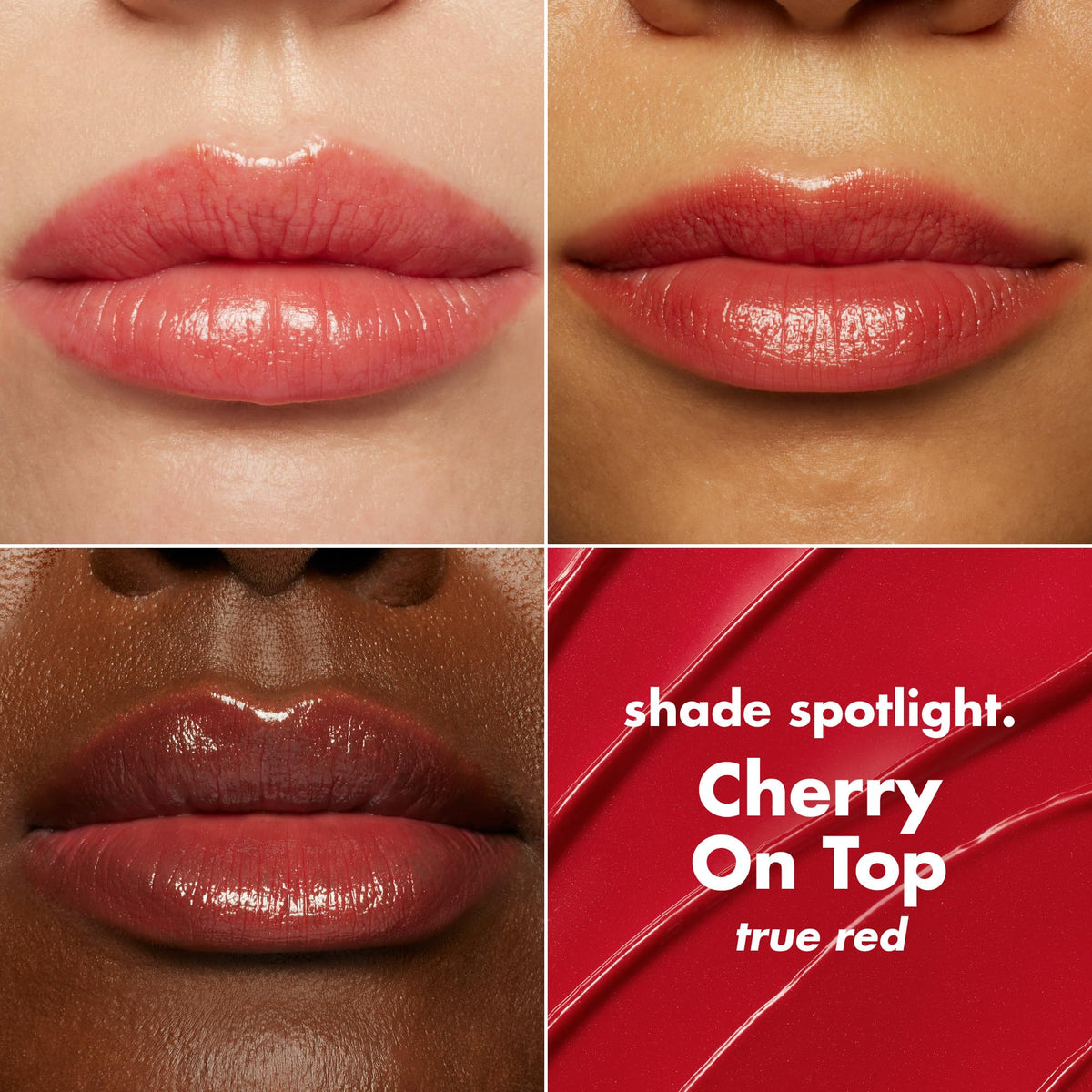 e.l.f. Glow Reviver Lip Oil Stick Cherry on Top swatch