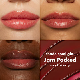 e.l.f. Glow Reviver Lip Oil Stick packaging with ingredients list
