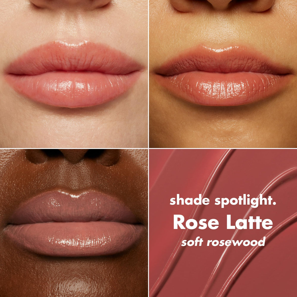 e.l.f. Glow Reviver Lip Oil Stick Rose Latte swatch on skin