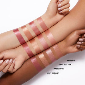e.l.f. Halo Glow Blush Wand Berry Radiant swatch on skin