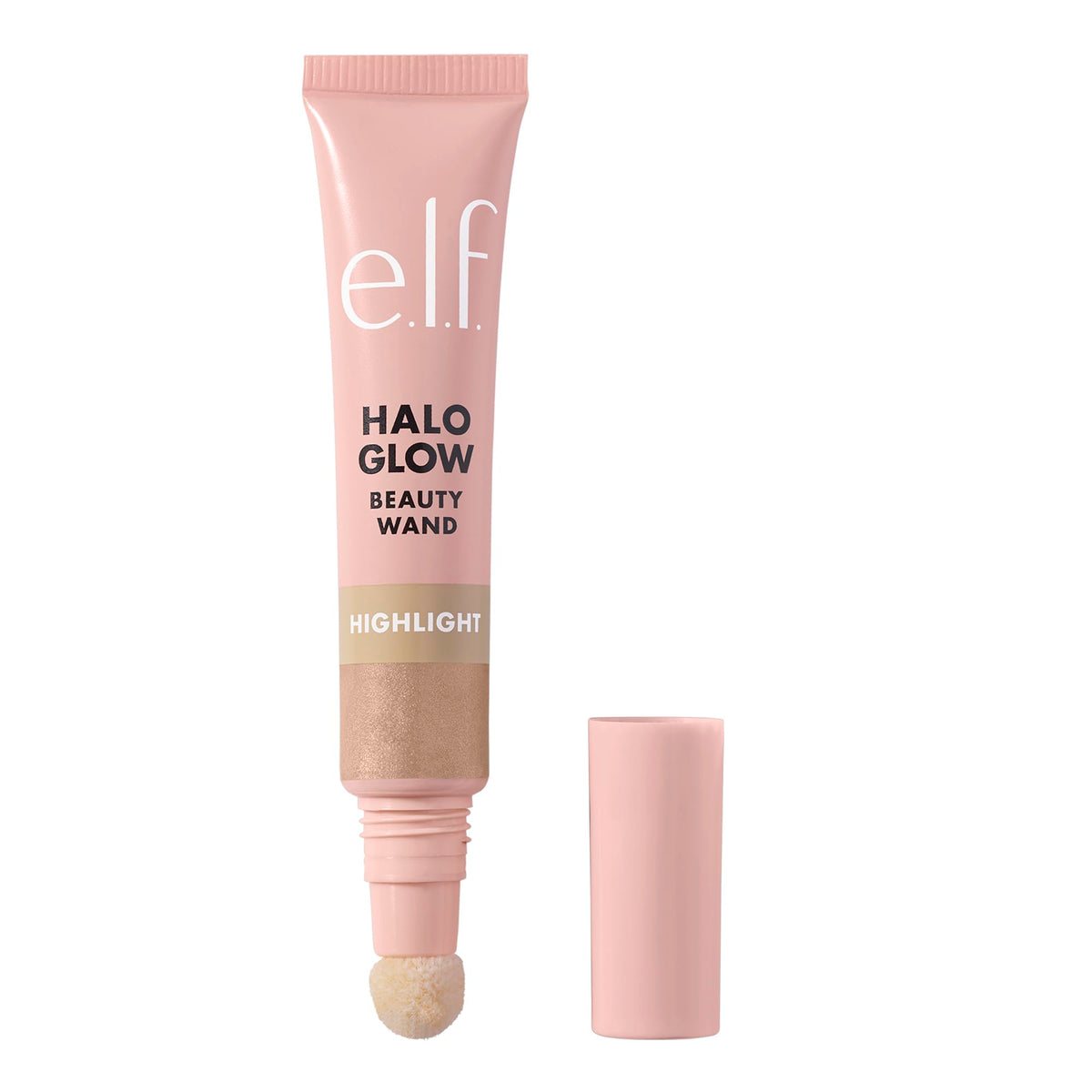 e.l.f. Halo Glow Highlight Wand Champagne Campaign front view