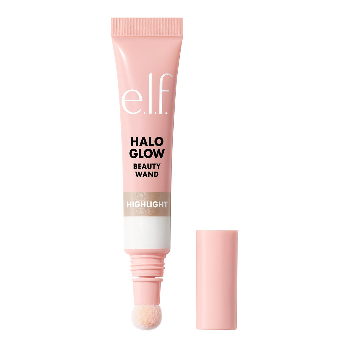 e.l.f. Halo Glow Highlight Wand front view with cushion-tip applicator