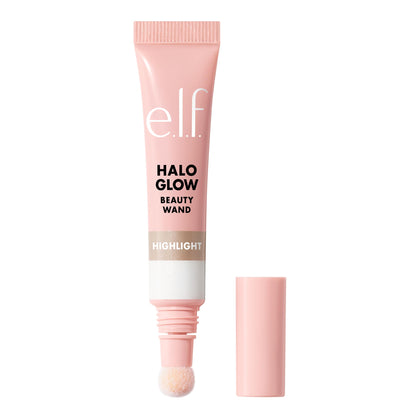 e.l.f. Halo Glow Highlight Wand front view with cushion-tip applicator